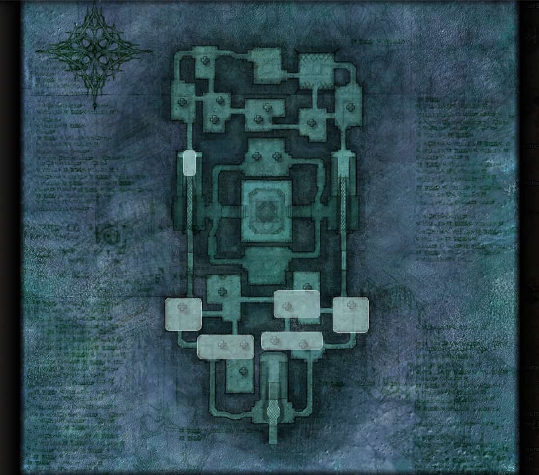 School of Dark Arts map