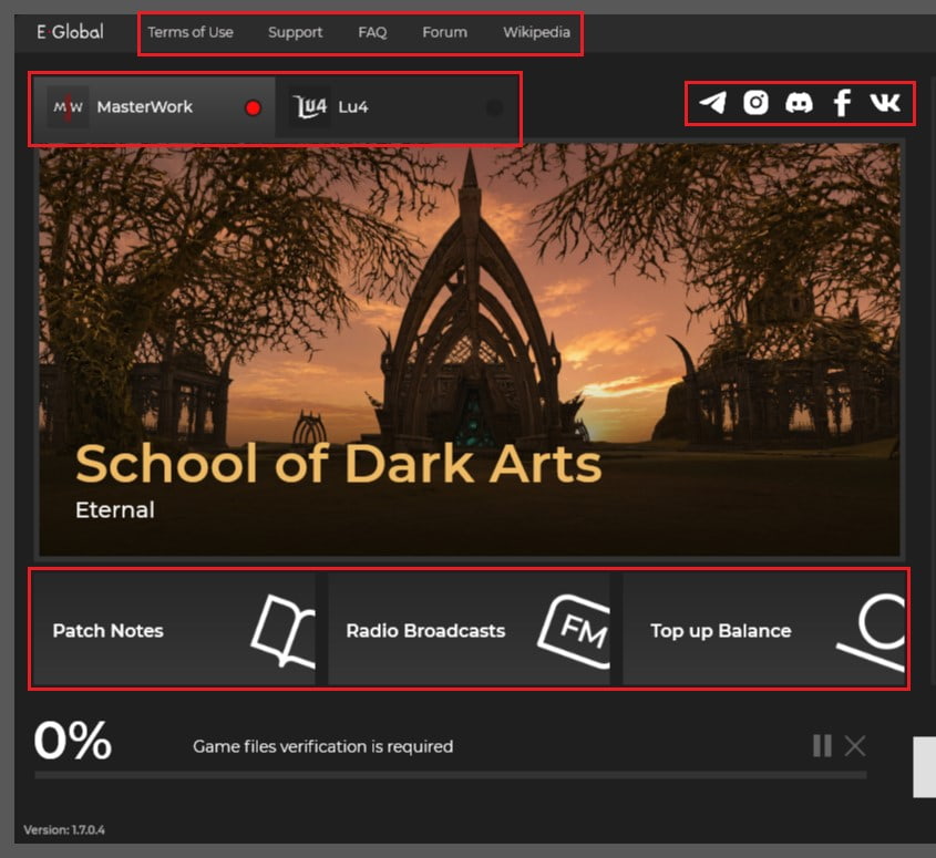 Launcher Quick access MasterWork