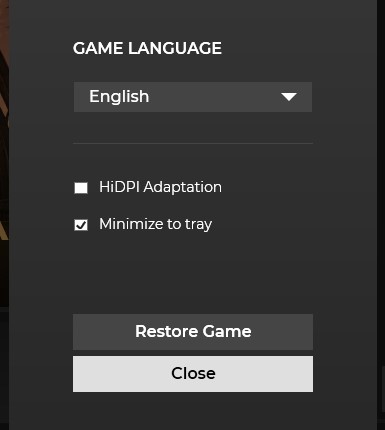Launcher Settings MasterWork