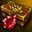 Ruby Treasure Chest of Good Fortune